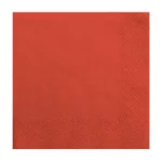 Décoration de table, serviettes, papier, rouge
