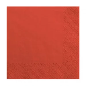 Décoration de table, serviettes, papier, rouge