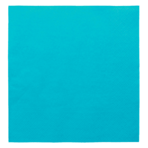 Décoration de table, serviettes, papier, turquoise