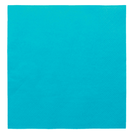 Décoration de table, serviettes, papier, turquoise
