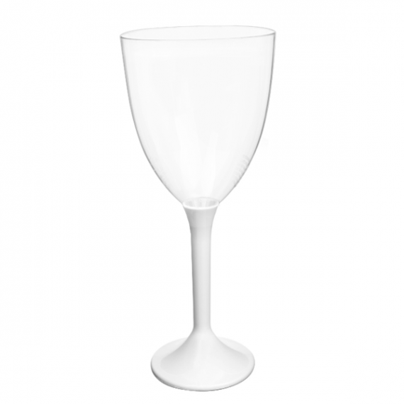 Décoration de table, verres à vin, blanc