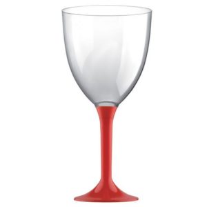 Décoration de table, verres à vin, rouge