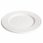 Décoration de table, wave, fibre de canne, blanche