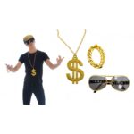 Accessoires de fêtes, bijoux, kitgangster