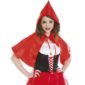 Accessoires de fêtes, capes, chaperon rouge, rouge