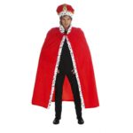Accessoires de fêtes, capes, manteau de roi