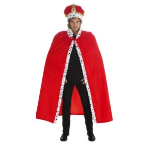 Accessoires de fêtes, capes, manteau de roi