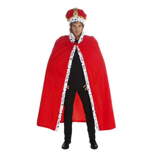 Accessoires de fêtes, capes, manteau de roi