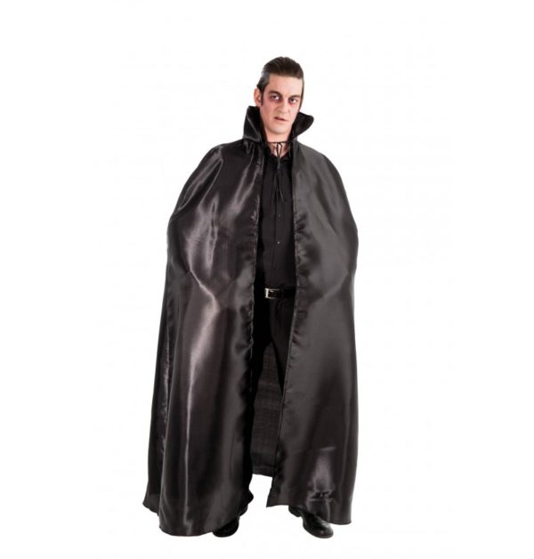 Accessoires de fêtes, capes, satin, noir