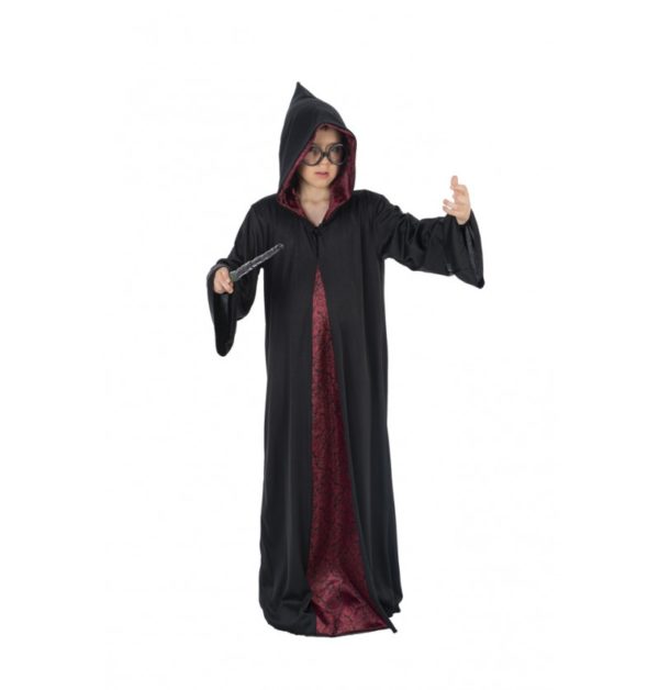 Accessoires de fêtes, capes, sorcier, 152 cm