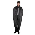 Accessoires de fêtes, capes, taffetas, noir, 137 cm