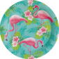 Anniversaire adulte, Flamant Rose, assiettes