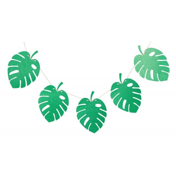 Anniversaire adulte, tropical, guirlande