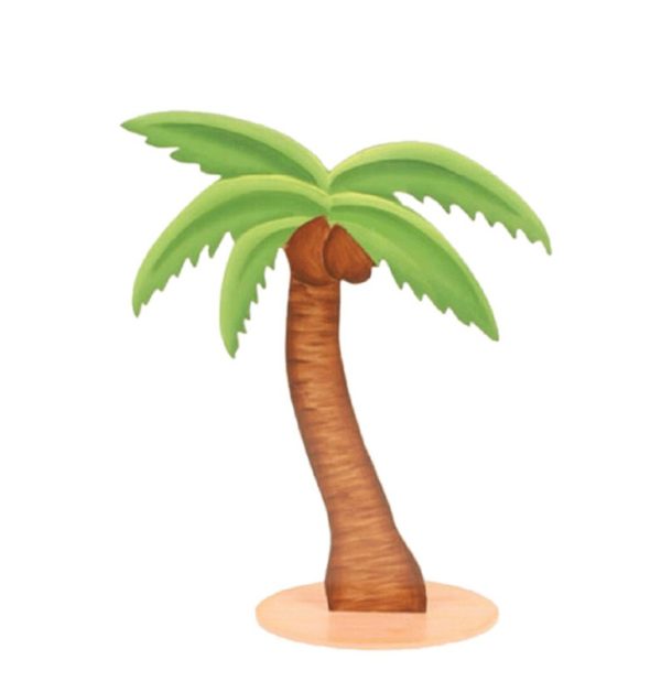 Anniversaire adulte, tropical, palmier 30 cm