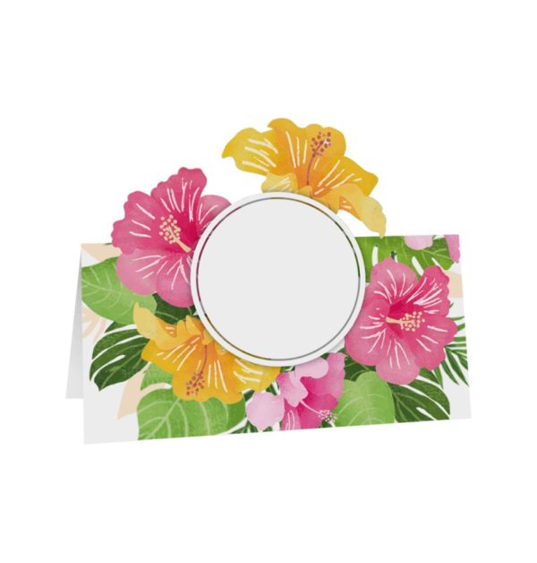 Anniversaire adulte, tropicales, marque places