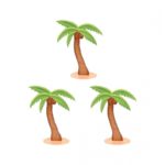 Anniversaire adulte, tropicales, palmier 5 cm
