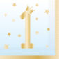 Anniversaire enfant, 1er anniversaire, serviettes