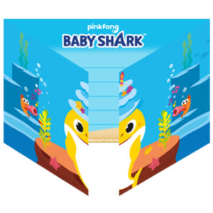 Anniversaire enfant, Baby Shark, Invitations