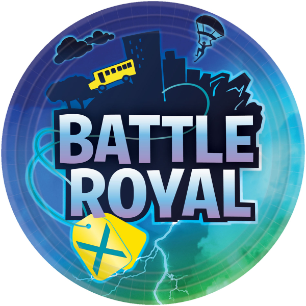 Anniversaire enfant, Battle Royal, assiettes