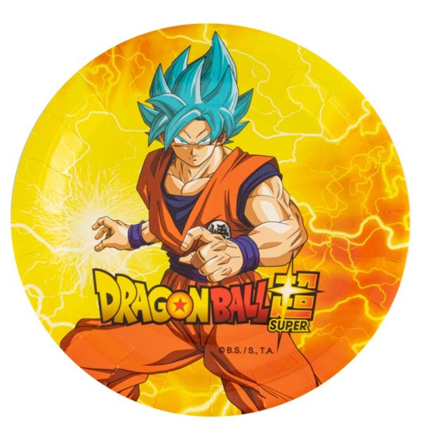 Anniversaire enfant, dragon ball z, assiettes