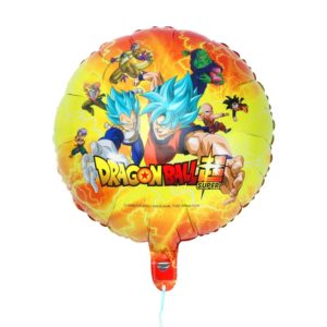 Anniversaire enfant, dragon ball z, ballons, rond