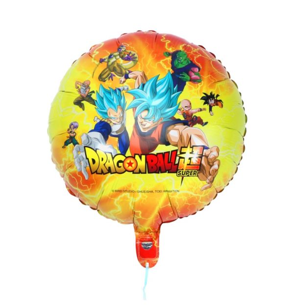 Anniversaire enfant, dragon ball z, ballons, rond