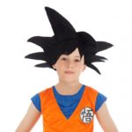 Anniversaire enfant, dragon ball z, perruque noire