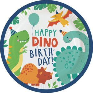 Anniversaire enfant, Happy Dinosaure, assiettes
