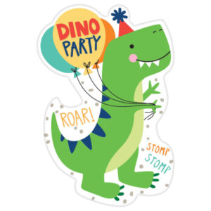 Anniversaire enfant, Dinosaure, invitations