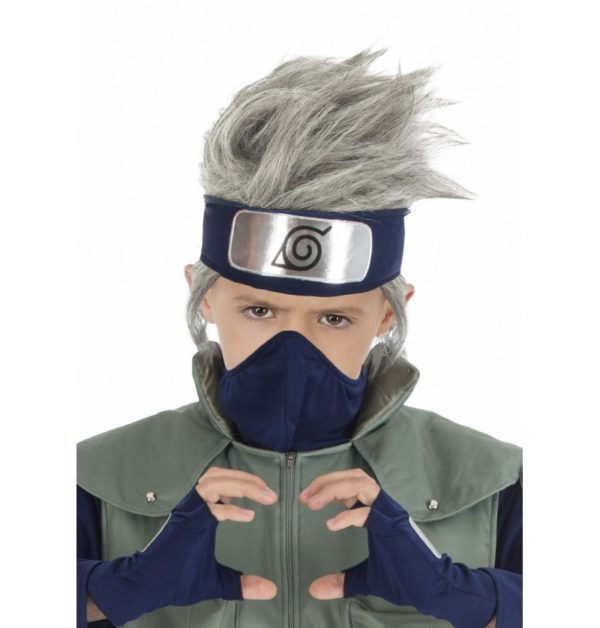 Anniversaire enfant, naruto, perruque, kakashi