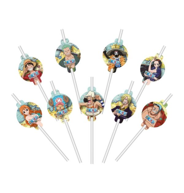 Anniversaire enfant, one piece, pailles