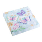 Anniversaire enfant, papillons, serviettes
