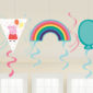 Anniversaire enfant, peppa pig, deco tourbillon