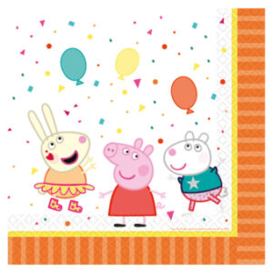 Anniversaire enfant, Peppa pig, serviettes