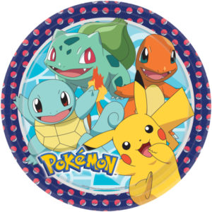 Anniversaire enfant, Pokemon, assiettes