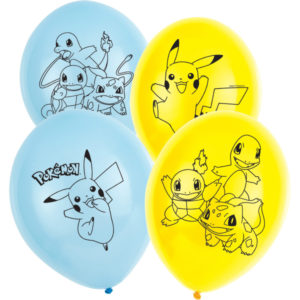 Anniversaire enfant, pokemon, ballons latex