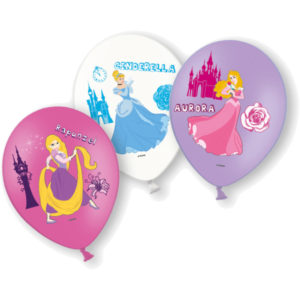 Anniversaire enfant, princesses disney, ballons latex