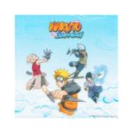 Anniversaire enfant, serviettes, naruto