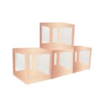 Ballons et Hélium, accessoires, cubes, rose gold
