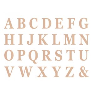 Décoration de salle, lettres adhésives, rose gold
