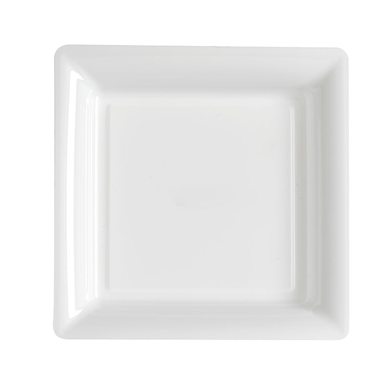 Décoration de table, assiettes, blanches, 18 cm