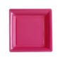 Décoration de table, assiettes, réutilisables, fuchsia
