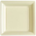Décoration de table, assiettes, réutilisables, ivoire