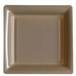 Décoration de table, assiettes, réutilisables, taupe