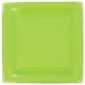 Décoration de table, assiettes, réutilisables, vert anis