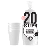 Décoration de table, gobelets, cups, blancs