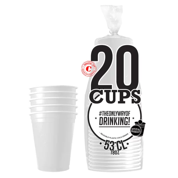 Décoration de table, gobelets, cups, blancs
