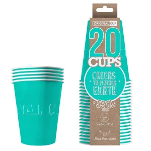 Décoration de table, gobelets, cups, turquoise