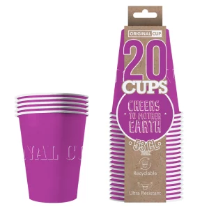 Décoration de table, Gobelets, Original cup, carton, violet