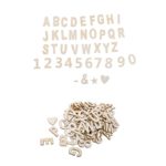 Décoration de table, lettres et chiffres, adhesifs